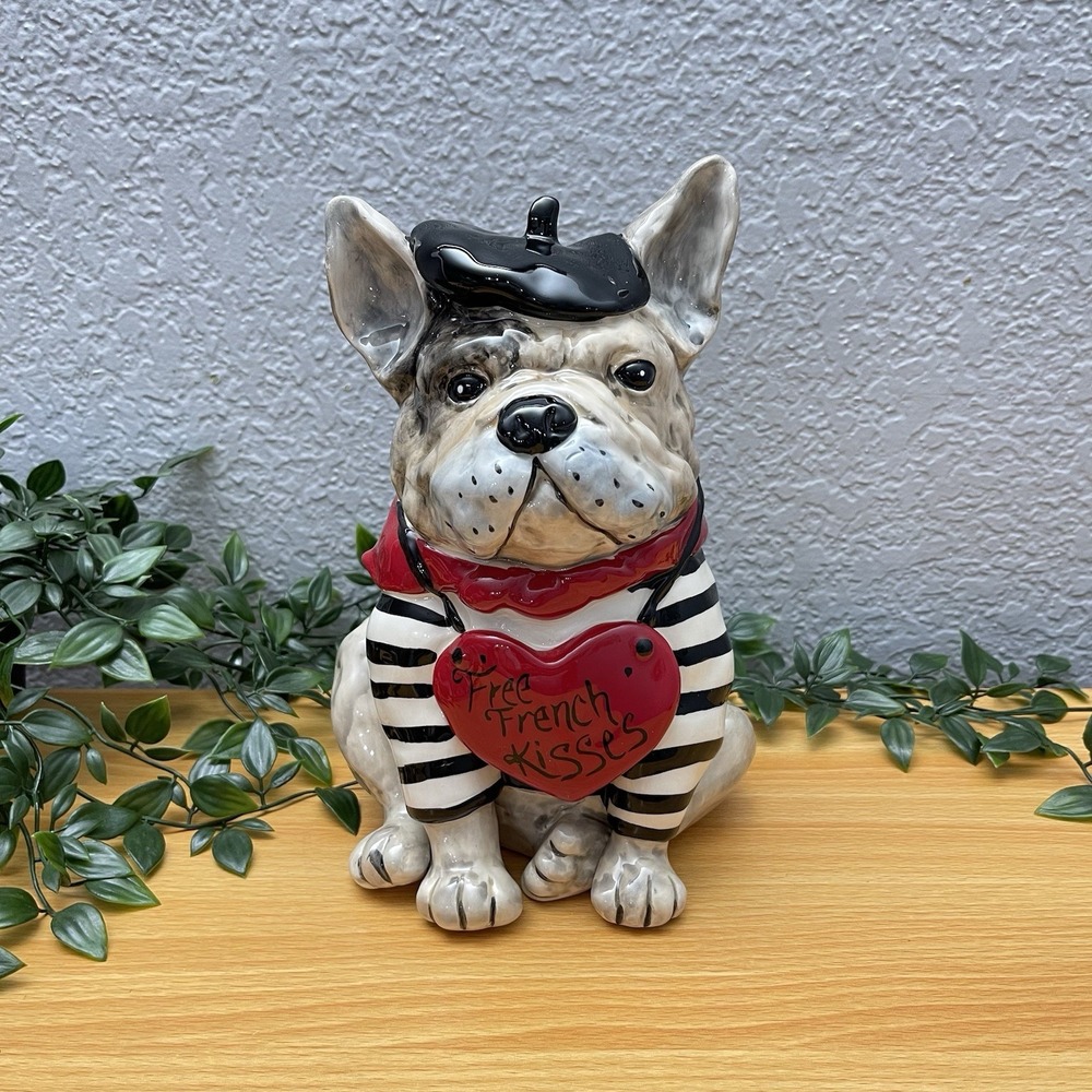 Blue Sky Clayworks Free French Kisses French Bulldog Figurine Heather Goldminc